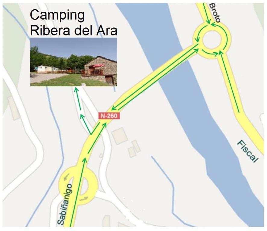 Camping Ribera Del Ara Фіскаль Екстер'єр фото